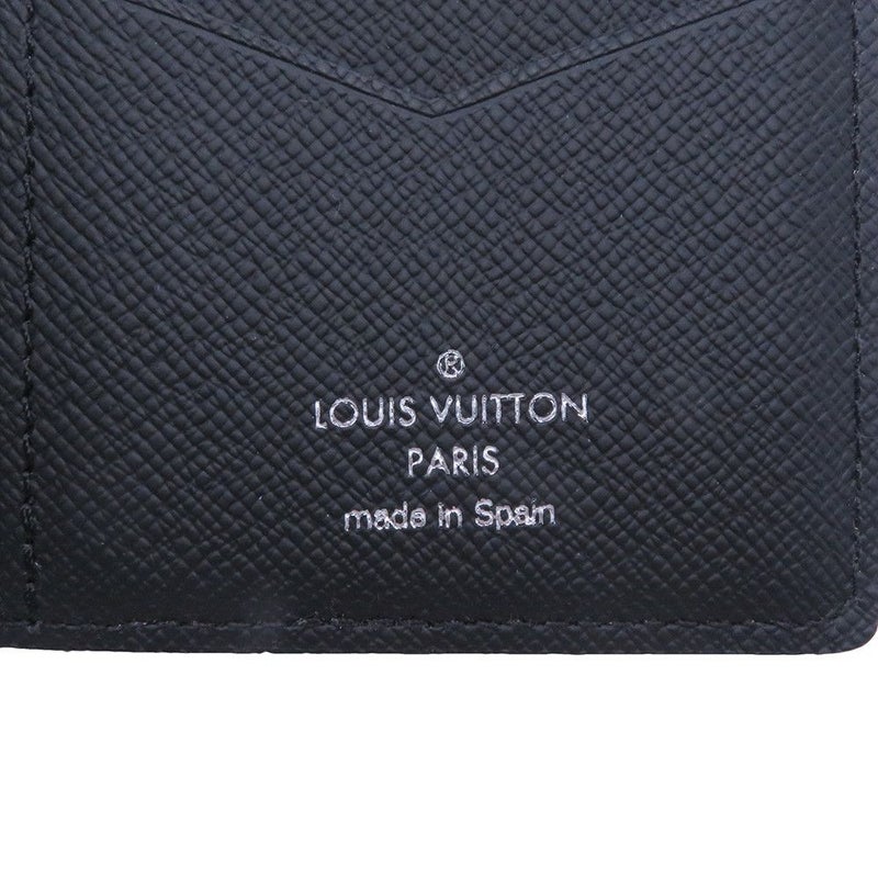 ルイヴィトン カードケース ダミエ・グラフィット オーガナイザー・ドゥ ポッシュ N63143 ヴィトン メンズ 黒 ブラック