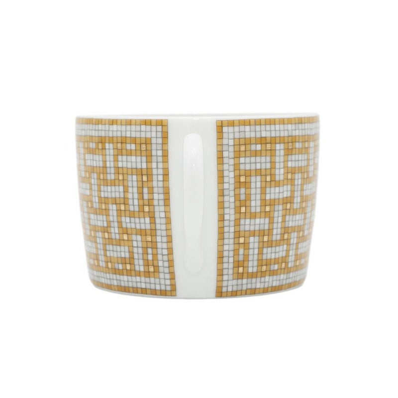 エルメス ティーカップ・ソーサー モザイク ヴァンキャトル 2客セット 160ml HERMES 食器 ギフト ポーセリン 白