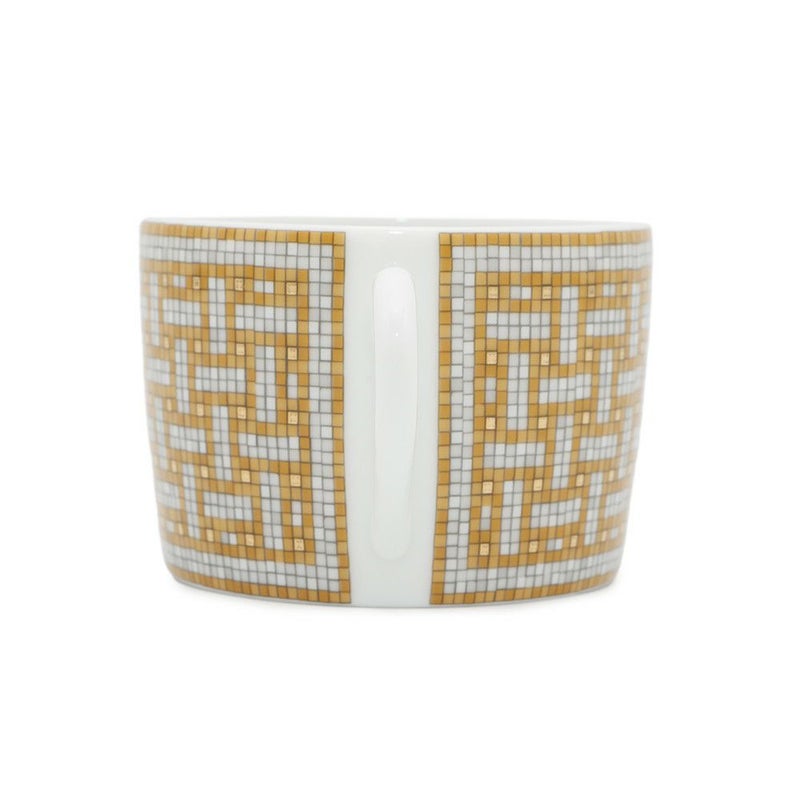 エルメス ティーカップ・ソーサー モザイク ヴァンキャトル 2客セット 160ml HERMES 食器 ギフト ポーセリン 白