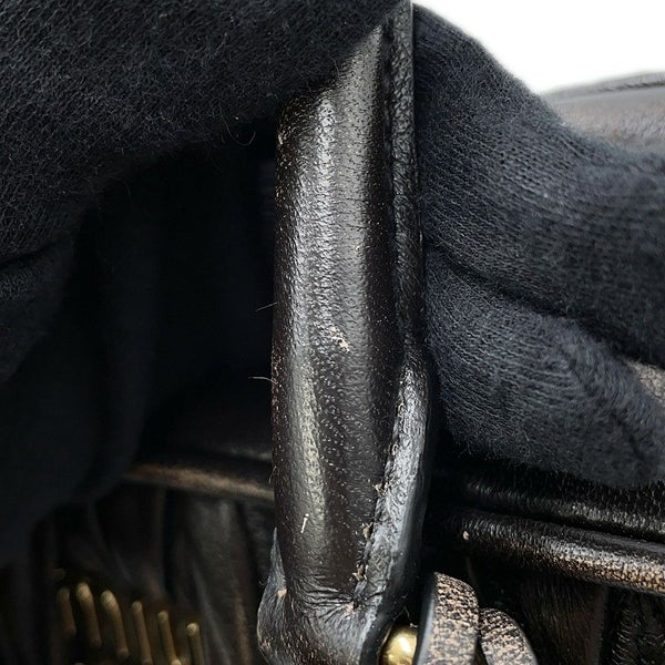 ミュウミュウ ハンドバッグ アルカディ マテラッセ ダメージ加工 ミディアム レザー 5BB124 Miu Miu 2way