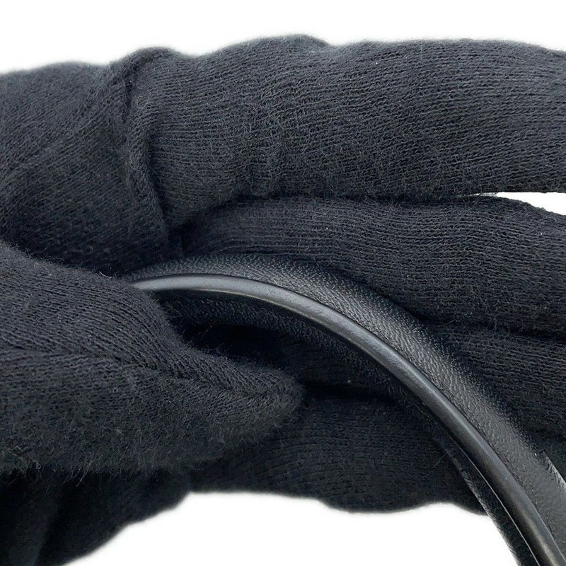 ミュウミュウ ハンドバッグ ボー カーフレザー 5BB117 MIUMIU トップハンドルバッグ 黒