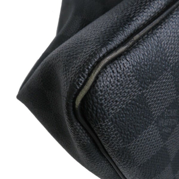 ルイヴィトン ボストンバッグ ダミエ・グラフィット キーポル・バンドリエール 55 N41413 ヴィトン トラベル 黒 ブラック