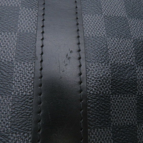 ルイヴィトン ボストンバッグ ダミエ・グラフィット キーポル・バンドリエール 55 N41413 ヴィトン トラベル 黒 ブラック