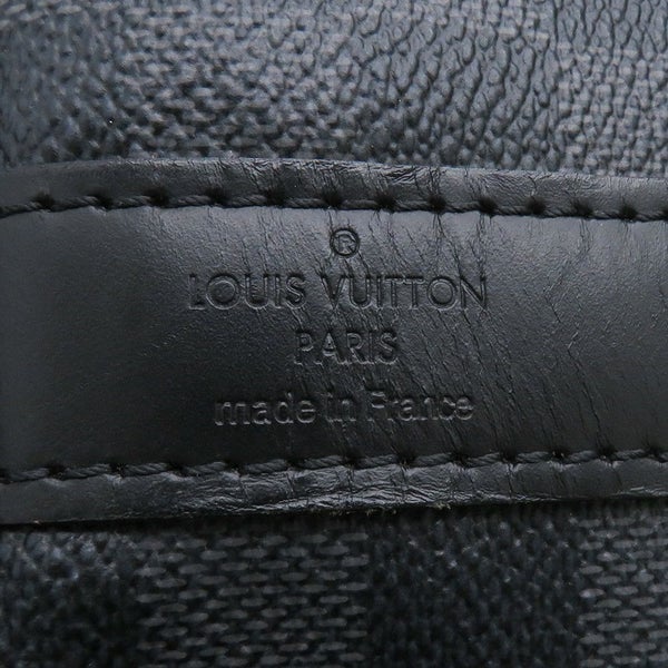 ルイヴィトン ボストンバッグ ダミエ・グラフィット キーポル・バンドリエール 55 N41413 ヴィトン トラベル 黒 ブラック