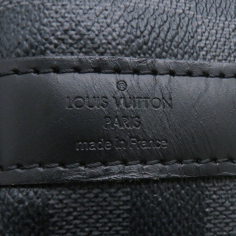 ルイヴィトン ボストンバッグ ダミエ・グラフィット キーポル・バンドリエール 55 N41413 ヴィトン トラベル 黒 ブラック