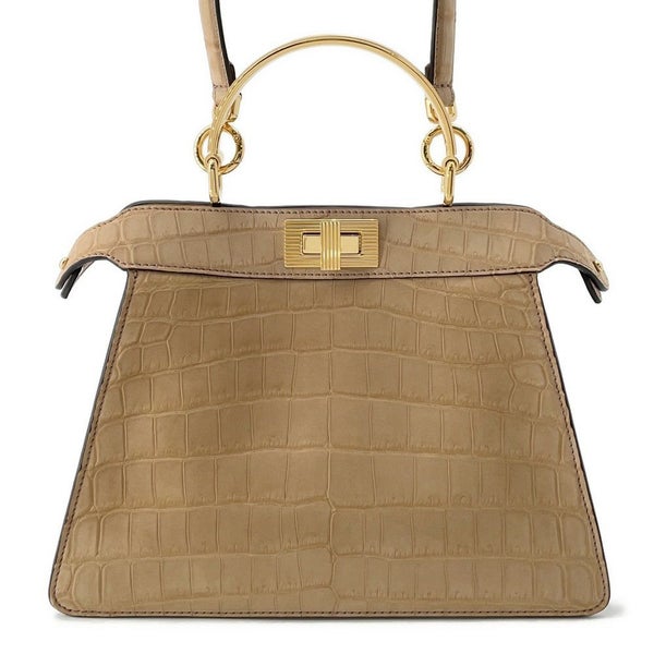 フェンディ ハンドバッグ ピーカブー アイシーユー ISEEU スモール クロコダイル 8BN327 2way