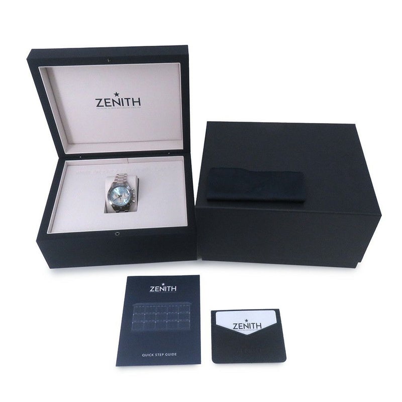 ゼニス クロノマスター スポーツ ヨシダ スペシャル 300本限定 03.3106.3600/55.M3100 アイスブルー文字盤