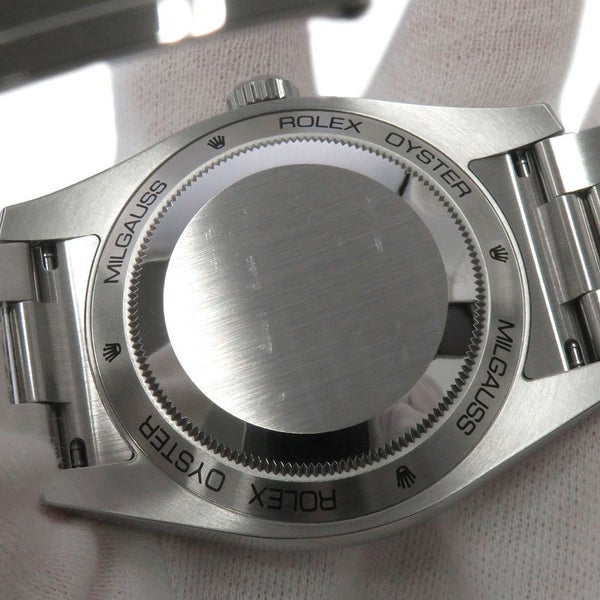 ロレックス ミルガウス 116400GV ROLEX 腕時計 Zブルー文字盤