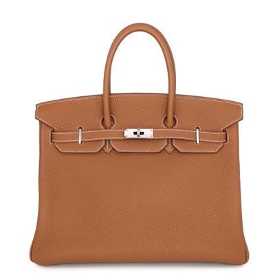 Hermès Birkin 35 Gold Togo Palladium
