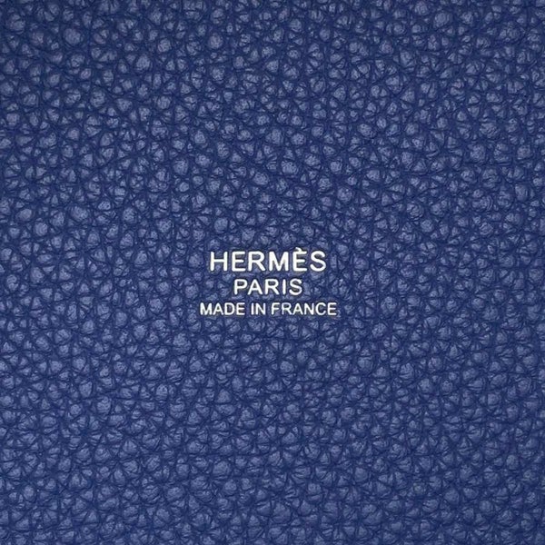 エルメス ピコタンロックMM カザック ブルーサフィール/ブルーブライトン/シルバー金具 トリヨンクレマンス Z刻印