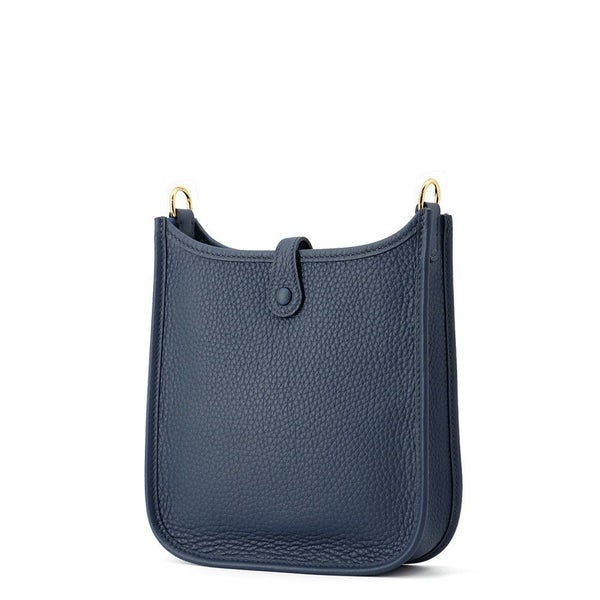 エルメス ショルダーバッグ エブリンTPM 85cm ブルードプリュス/ゴールド金具 トリヨンクレマンス W刻印 HERMES Evelyne