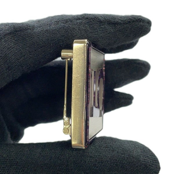 シャネル ブローチ No.5 メタル ラメ A21K CHANEL アクセサリー