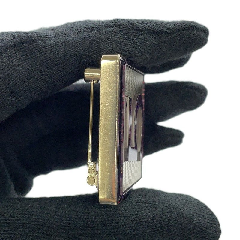 シャネル ブローチ No.5 メタル ラメ A21K CHANEL アクセサリー