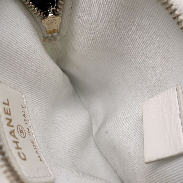 シャネル コインケース マトラッセ ココマーク キャビアスキン AP2061 CHANEL 財布 小銭入れ 白