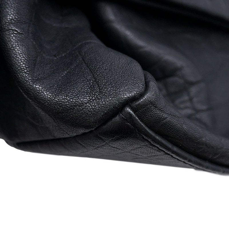 サンローランパリ ショルダーバッグ ウェストハリウッド 型押しレザー 574106 SAINT LAURENT PARIS ブラック 黒