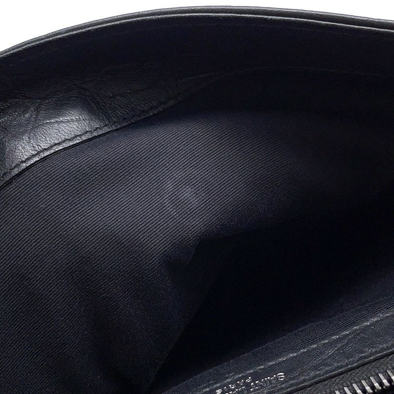 サンローランパリ ショルダーバッグ ウェストハリウッド 型押しレザー 574106 SAINT LAURENT PARIS ブラック 黒