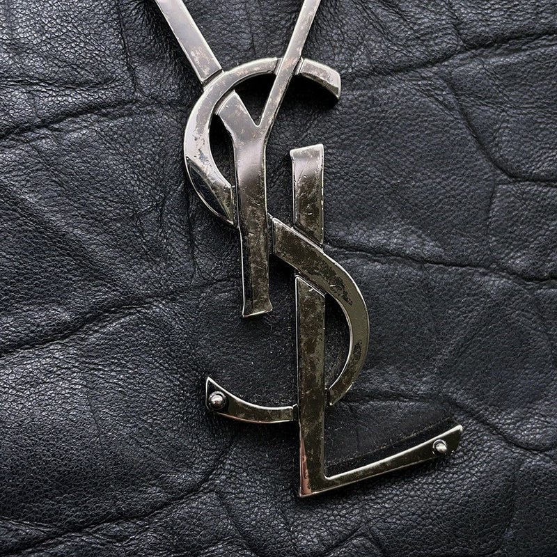 サンローランパリ ショルダーバッグ ウェストハリウッド 型押しレザー 574106 SAINT LAURENT PARIS ブラック 黒