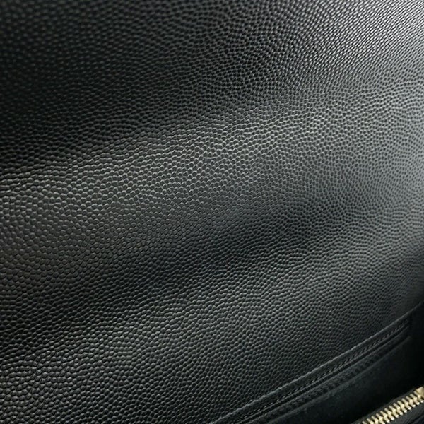 シャネル ハンドバッグ シェブロン ココマーク ハンドル フラップ キャビアスキン リザード A92991 2way 黒 Vステッチ