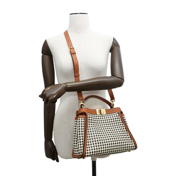 フェンディ ハンドバッグ ピーカブー・アイコニックエッセンシャリー 8BN302 FENDI バッグ 2wayショルダーバッグ