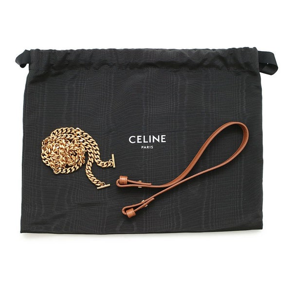 セリーヌ ハンドバッグ トリオンフ ウィルターン クラッチ レザー ファー 113673FEQ CELINE