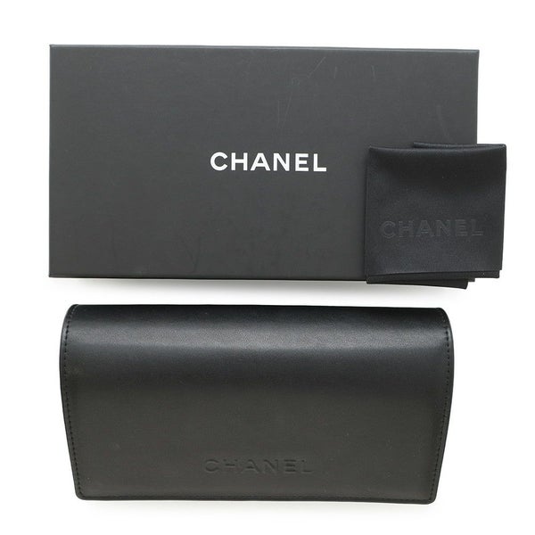 シャネル サングラス ダブルココマーク ラインストーン 56□17 140 5468-B-A CHANEL アイウェア 黒