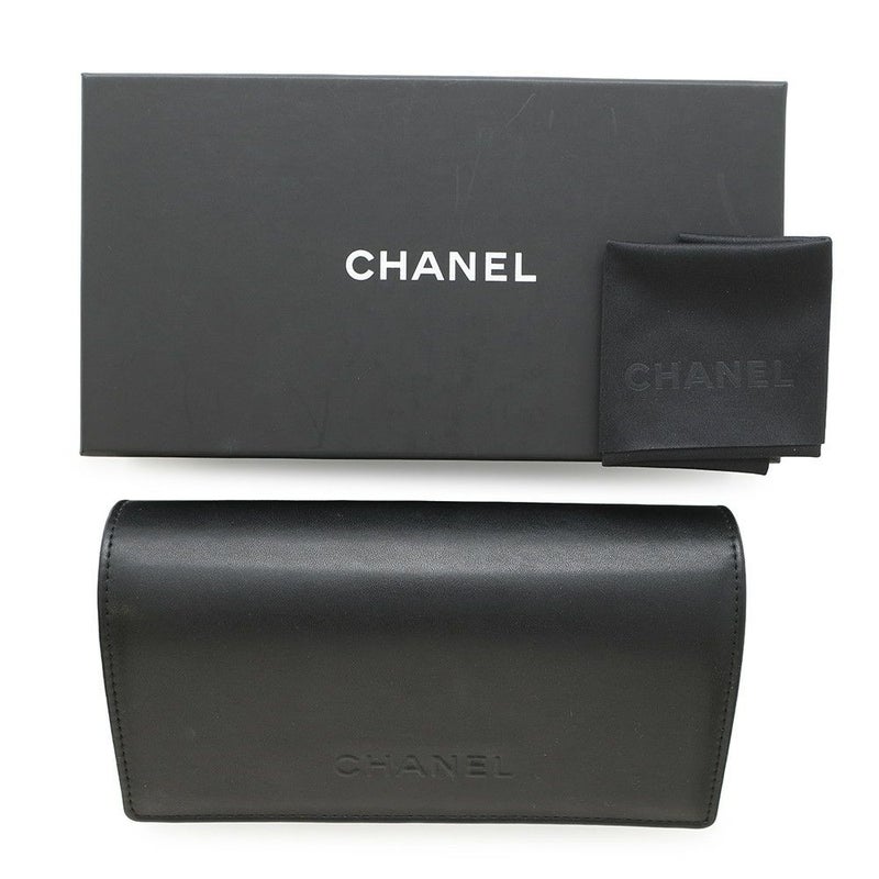 シャネル サングラス ダブルココマーク ラインストーン 56□17 140 5468-B-A CHANEL アイウェア 黒