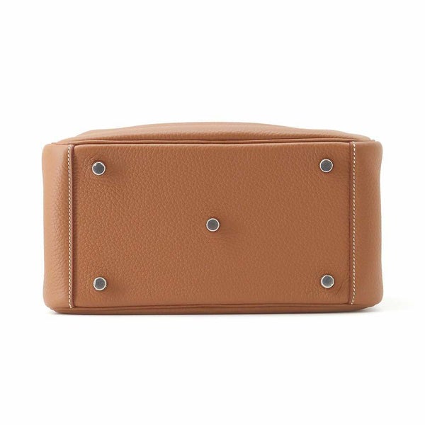 エルメス ハンドバッグ リンディ26 ゴールド/シルバー金具 トリヨンクレマンス W刻印 2wayショルダー
