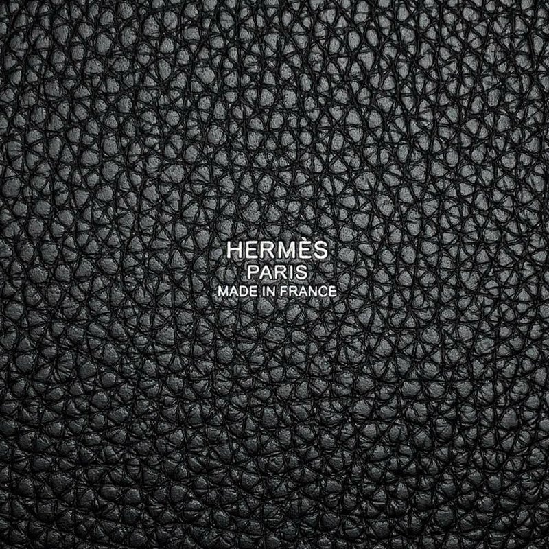エルメス ハンドバッグ ピコタンロックPM ブラック/シルバー金具 トリヨンクレマンス W刻印 黒