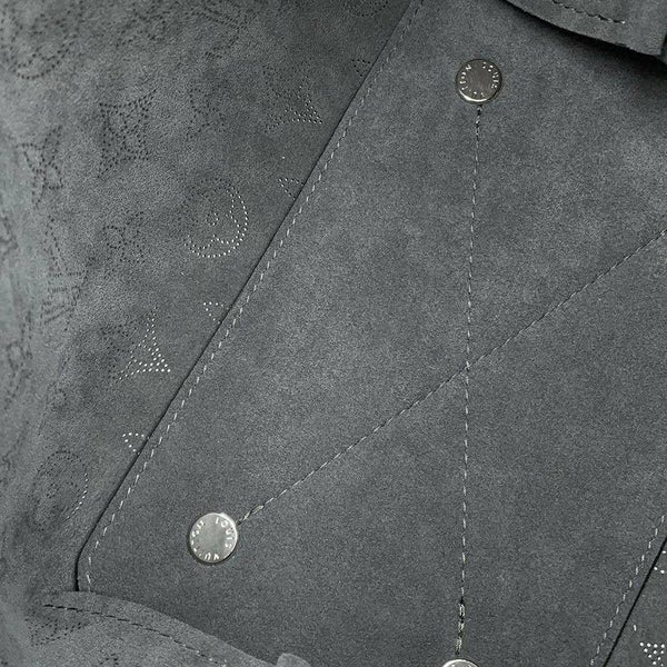 ルイヴィトン ハンドバッグ モノグラム・マヒナ ベラ M57070 LOUIS VUITTON 2wayショルダーバッグ 巾着バッグ 黒 ブラック