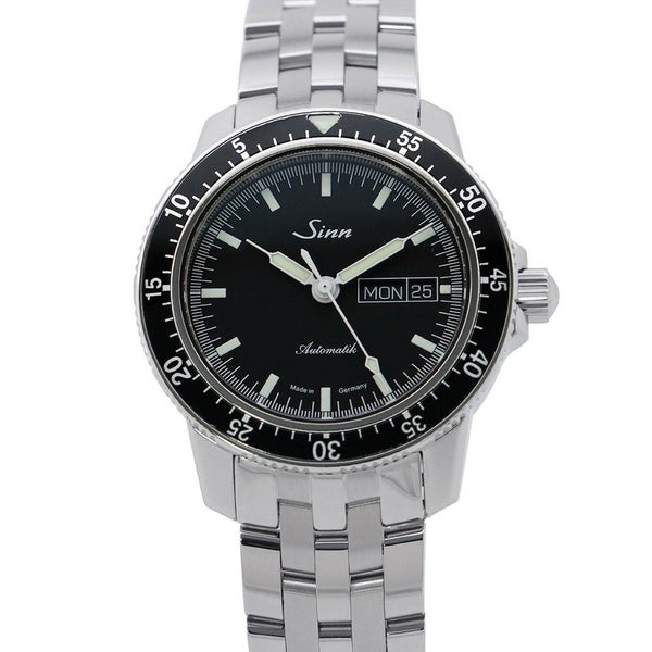 ジン 104 104.ST.SA Sinn 腕時計 黒文字盤