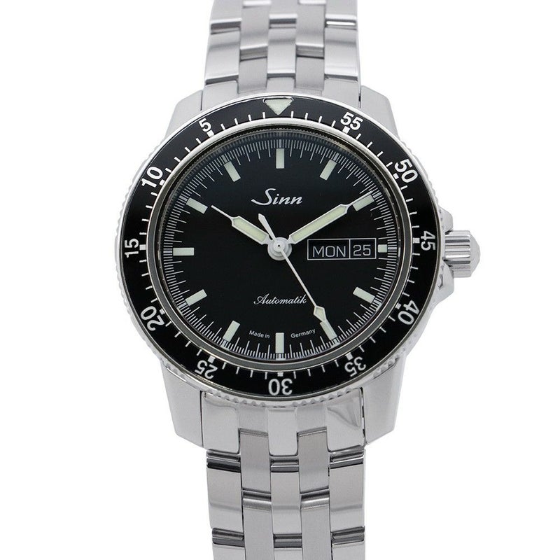 ジン 104 104.ST.SA Sinn 腕時計 黒文字盤