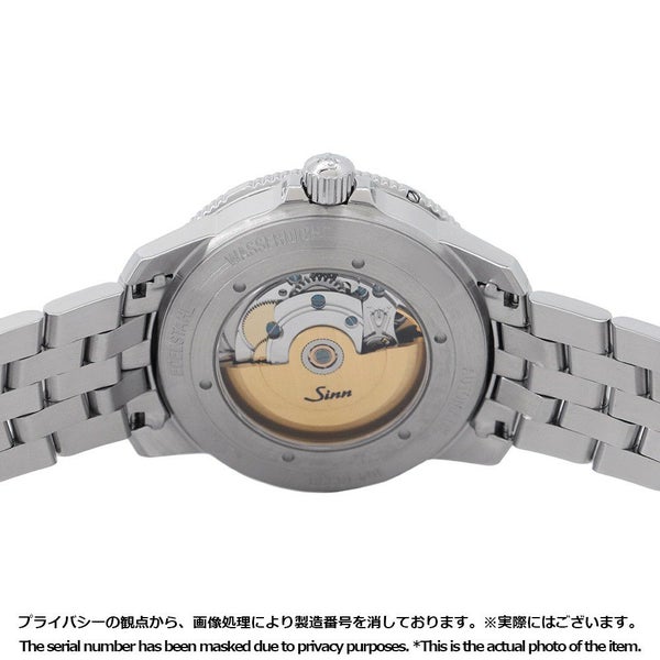 ジン 104 104.ST.SA Sinn 腕時計 黒文字盤