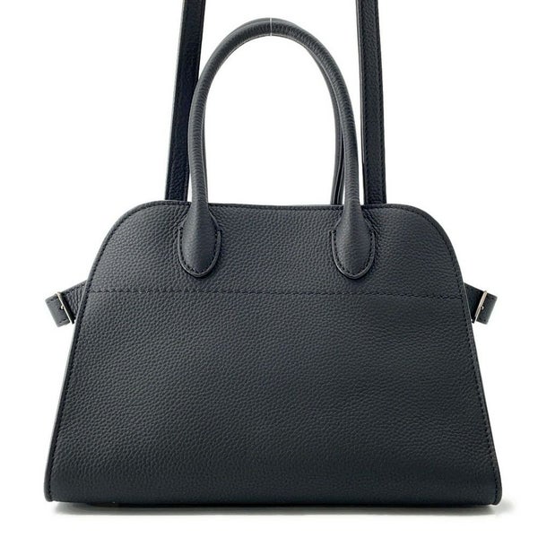 ザ ロウ ハンドバッグ ソフトマルゴー10 レザー W1190 L133 THE ROW バッグ 2wayショルダーバッグ 黒