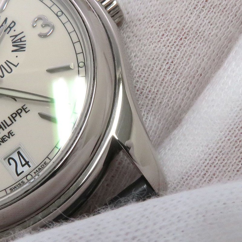 パテックフィリップ コンプリケーション アニュアルカレンダー ムーンフェイズ PATEK PHILIPPE アイボリー文字盤