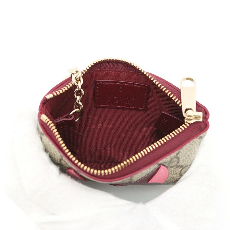グッチ キーケース キャットディテール GG PVC 818768 GUCCI コインケース
