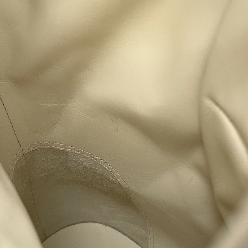 クリスチャン・ディオール ブーツ D-LEADER カナージュ ミドルブーツ レディースサイズ38 KDI733CQC 靴 白