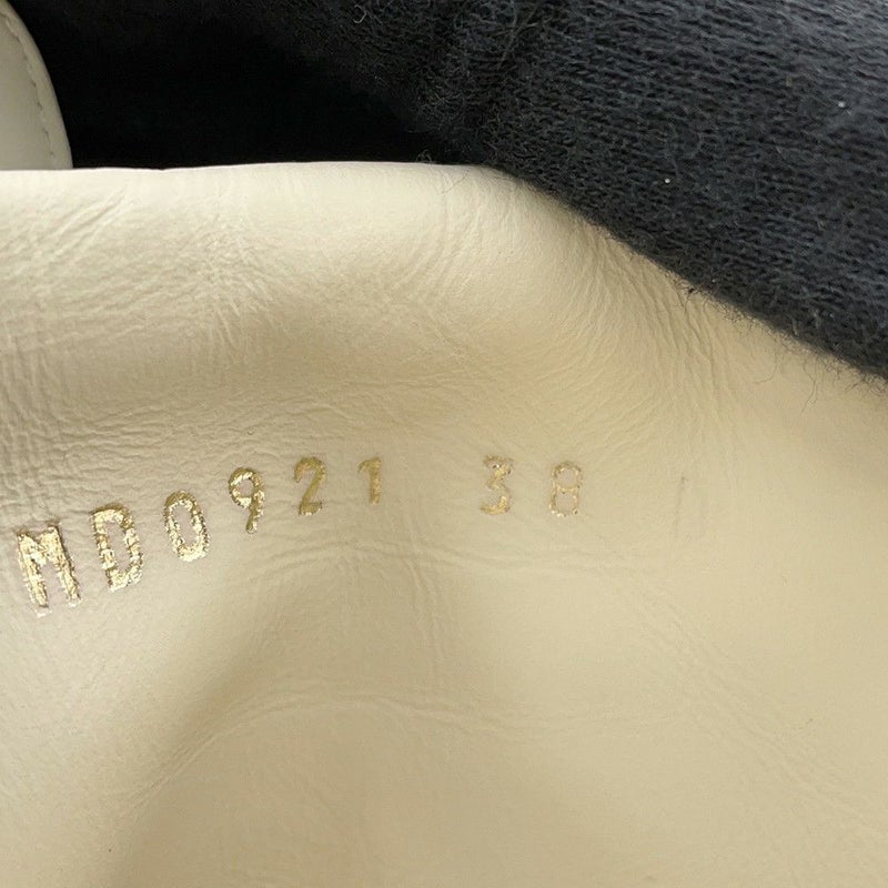 クリスチャン・ディオール ブーツ D-LEADER カナージュ ミドルブーツ レディースサイズ38 KDI733CQC 靴 白