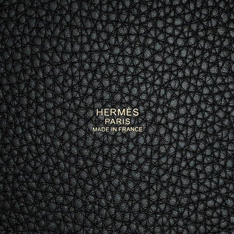 エルメス ハンドバッグ ピコタンロックPM ブラック/ゴールド金具 トリヨンクレマンス W刻印 黒