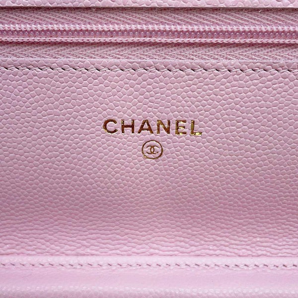 シャネル チェーンウォレット マトラッセ ココマーク キャビアスキン AP3971 CHANEL 財布