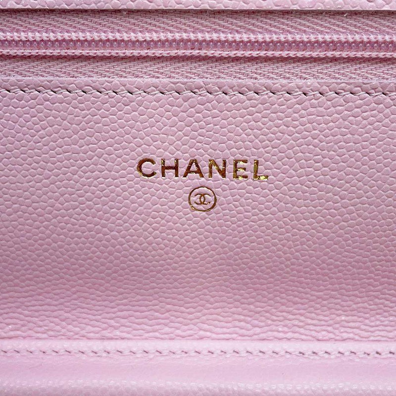 シャネル チェーンウォレット マトラッセ ココマーク キャビアスキン AP3971 CHANEL 財布