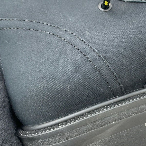 クリスチャン・ディオール ブーツ DIORANGER 編み上げ ロングブーツ キャンバス レディースサイズ38 Christian Dior 靴 黒