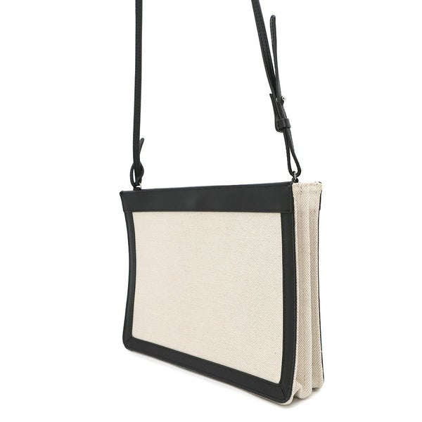 バレンシアガ ショルダーバッグ ネイビーポシェット キャンバス レザー 339937 BALENCIAGA 黒