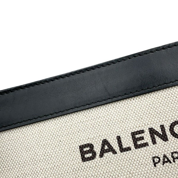 バレンシアガ ショルダーバッグ ネイビーポシェット キャンバス レザー 339937 BALENCIAGA 黒