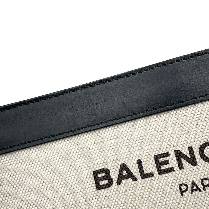 バレンシアガ ショルダーバッグ ネイビーポシェット キャンバス レザー 339937 BALENCIAGA 黒