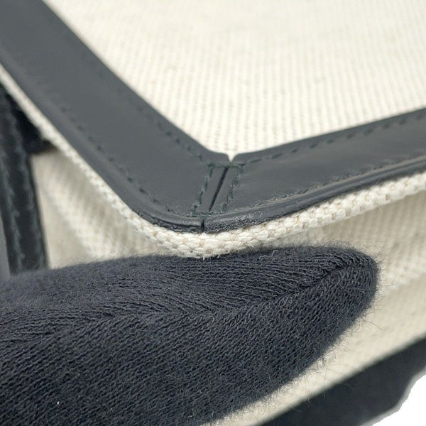 バレンシアガ ショルダーバッグ ネイビーポシェット キャンバス レザー 339937 BALENCIAGA 黒