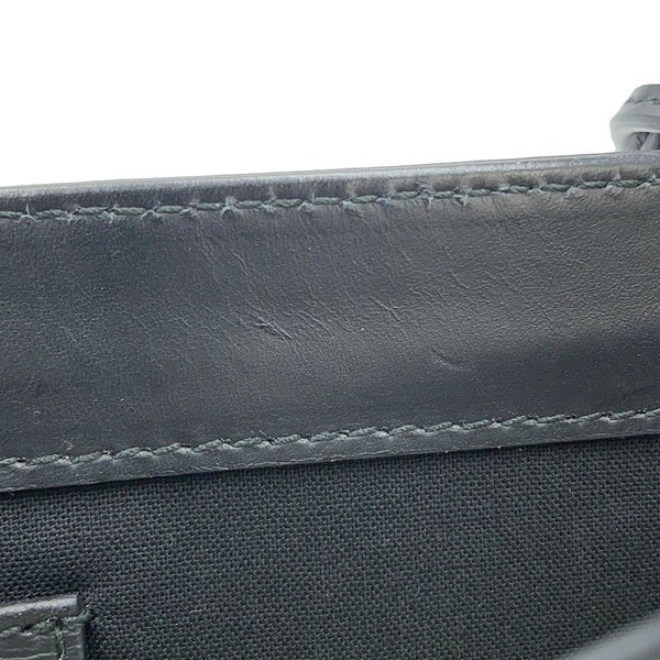 バレンシアガ ショルダーバッグ ネイビーポシェット キャンバス レザー 339937 BALENCIAGA 黒