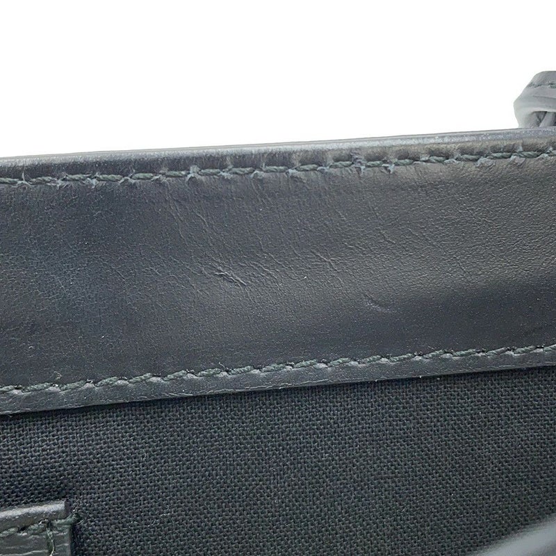 バレンシアガ ショルダーバッグ ネイビーポシェット キャンバス レザー 339937 BALENCIAGA 黒