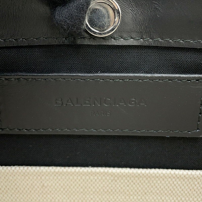 バレンシアガ ショルダーバッグ ネイビーポシェット キャンバス レザー 339937 BALENCIAGA 黒