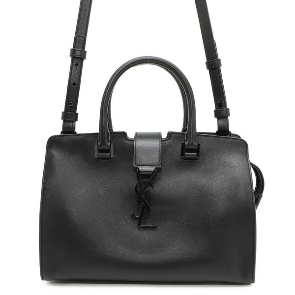 サンローランパリ ハンドバッグ ベイビーカバス レザー 400914 SAINT LAURENT PARIS 2way 黒