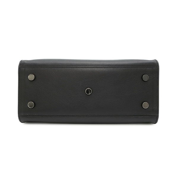 サンローランパリ ハンドバッグ ベイビーカバス レザー 400914 SAINT LAURENT PARIS 2way 黒